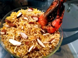 Nolengur Prawn Biriyani (Fusion Style) Recipe