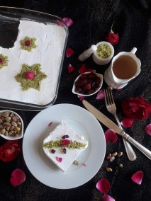 Layali Lubnan / Semolina Lebanese Pudding Recipe