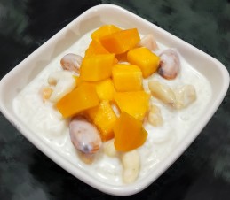 Sweet Curd Rice With Mango , Ramadan Special Recipe