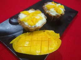 MANGO KHEER IN BISCUIT TART RECIPE