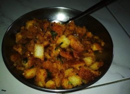 Bread Upma Recipe