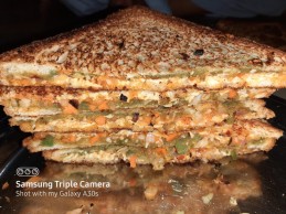 Mayo Paneer tawa sandwich Recipe