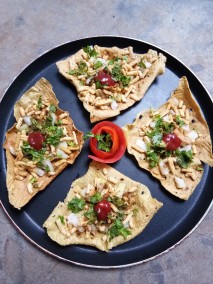 Potato Papad Salad Recipe