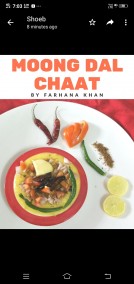 Moong Dal Chat Recipe