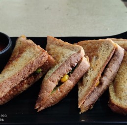 Spinach Corn Sandwiches Recipe