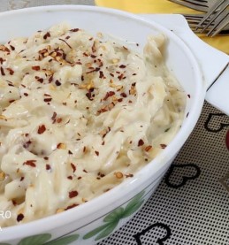 Pasta in White Sauce Recipe