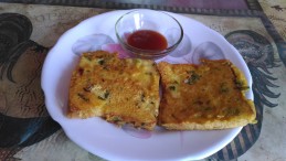 Bread Besan Toast Recipe