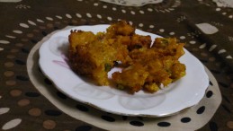 Cheesy Corn Pakora Recipe