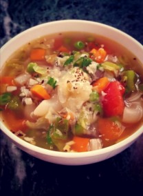 Veg. Minestrone Soup Recipe