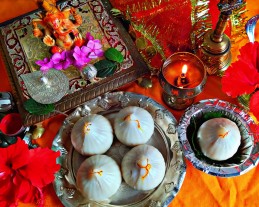 Steamed modak