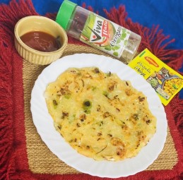 Veg Uttapum With Magic Masala and Pizza Seasoning Recipe