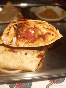 Manchurian Frankie Recipe