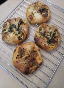 Cheesy Achari Zingy Parcels Recipe