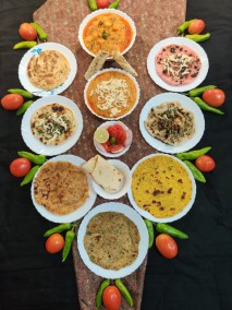 Paratha Platter Recipe