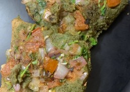 Palak Rava Toast Recipe