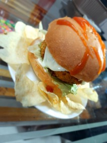 SOYA ALOO TIKKI BURGER RECIPE