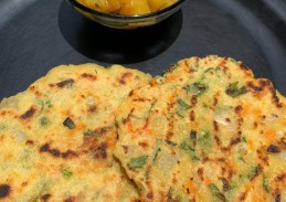 Rava Masala Roti Recipe