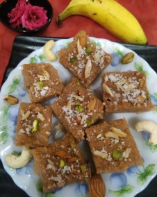 Banana Barfi Recipe