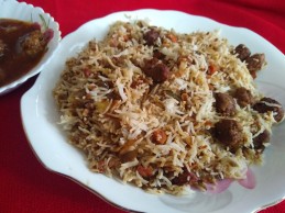 SOYA FRIED RICE RECIPE