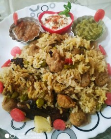 Veg Soya Pulao Recipe