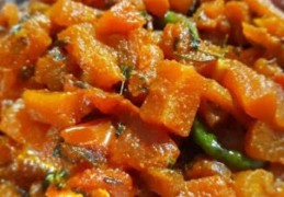 Carrot bhujiya Recipe