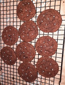 Red velvet cookies