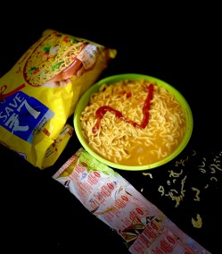 Hot Maggi Soup