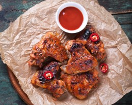 NAAGIN GRILLED CHERRY GLAZED CHICKEN WINGS
