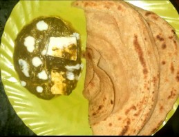 Palak paneer