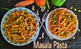 Mix Veg masala Pasta recipe