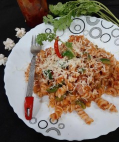 Pink Sauce Pasta Recipe