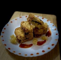 Cheese Pasta Bread  Cutlets Recipe