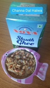 Channa Dal Halwa Recipe