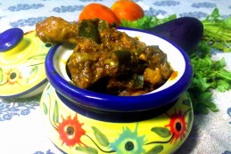 Brinjal chicken Recipe