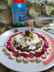 Churma with Rabri Mousse Recipe