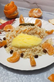 Santra/Orange Garlic Ghee Roast Pulao Recipe