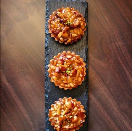 Crunchy nutty pinni tarts Recipe