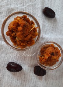 Carrot - Dates Halwa Recipe
