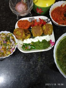 Tiranga Aloo Chole Chaat Recipe