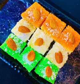 Tricolour Barfi Recipe