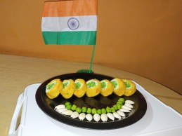 Tricolor Chickpeas Saffron Milky Roll
