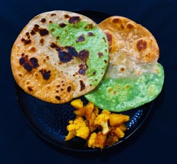 Tricolour Paratha Recipe