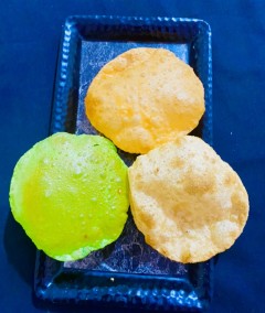 Tricolour Puri Recipe