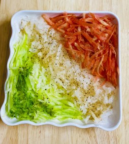 Healthy Tricolour Vegetable Salad Recipe