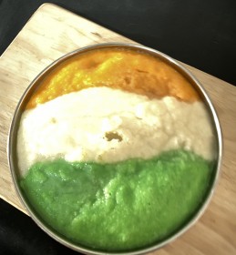 Tricolour Samolina Pudding Recipe