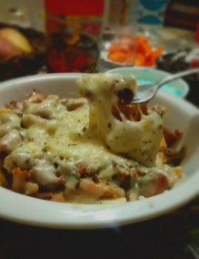 Chicken loaded fries Recipe