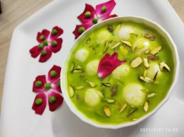 Green peas angoori rabdi Recipe