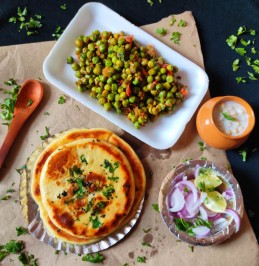 Fresh Green Matar Kulcha Recipe