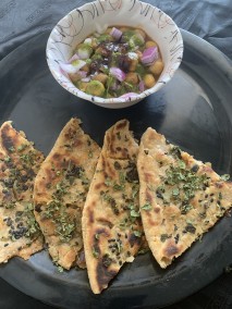 Amritsari aloo kulcha with Chole ( healthier) Recipe