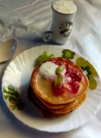 Oladi(Russian buttermilk pancakes) Recipe
